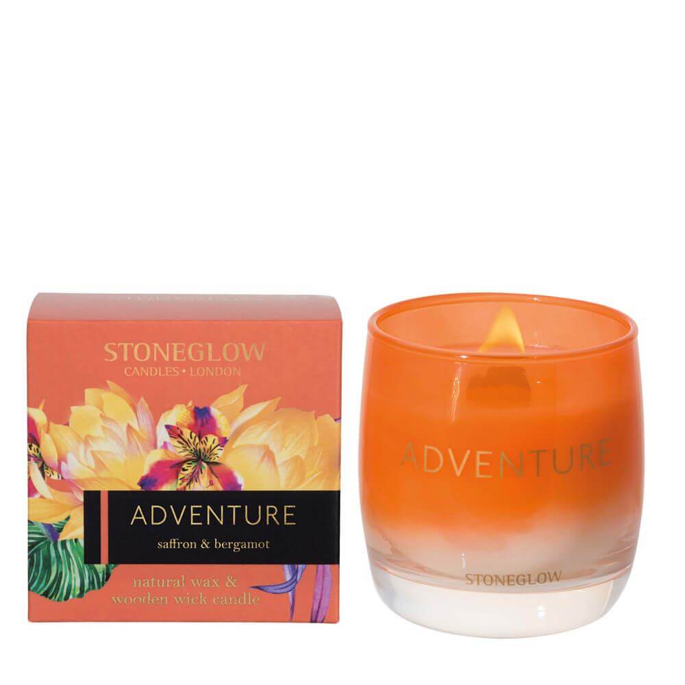 Stoneglow Infusion Adventure Saffron & Bergamot Scented Candle Tumbler